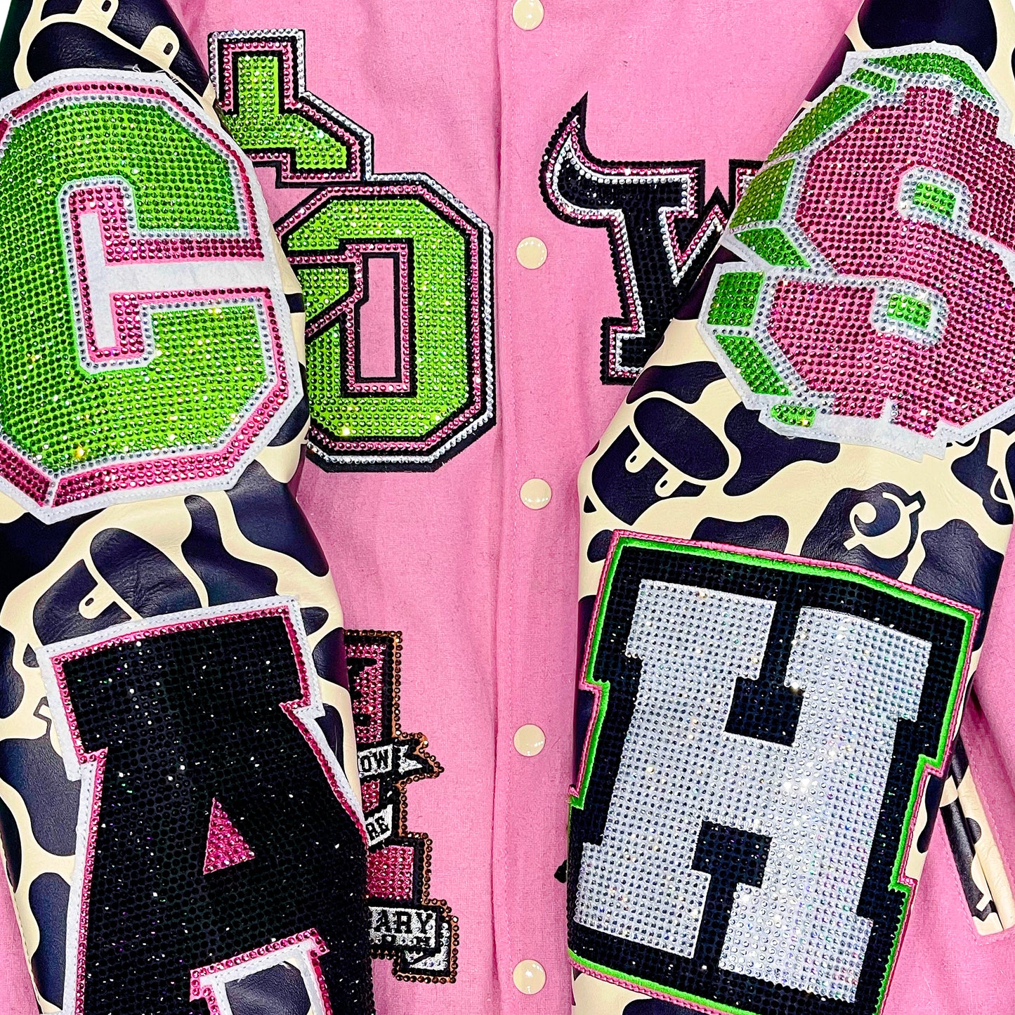Cash Cow Clothes Store 1yr Anniversary Varsity Jacket