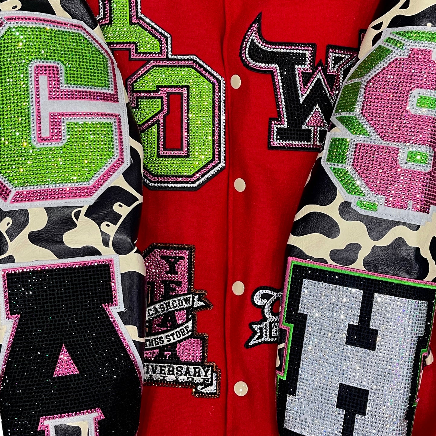 Cash Cow Clothes Store 1yr Anniversary Varsity Jacket