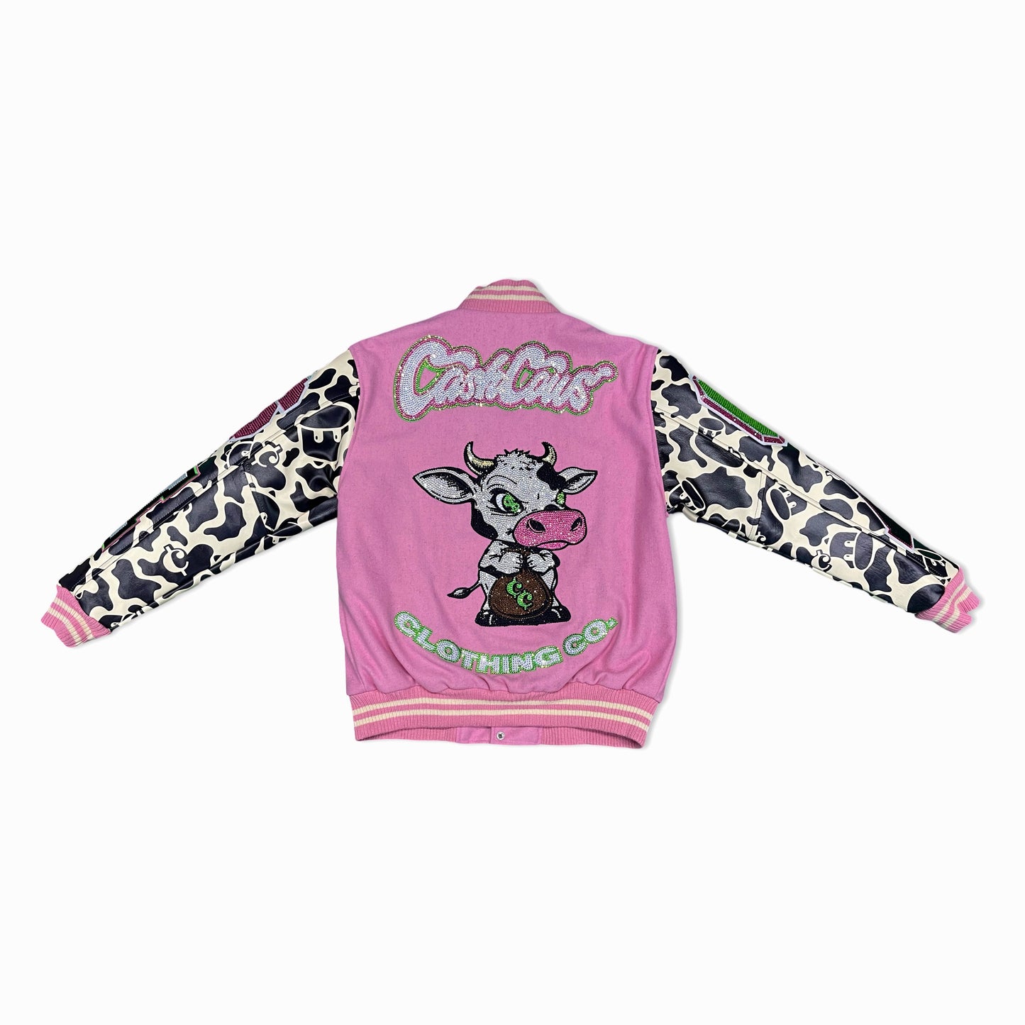 Cash Cow Clothes Store 1yr Anniversary Varsity Jacket