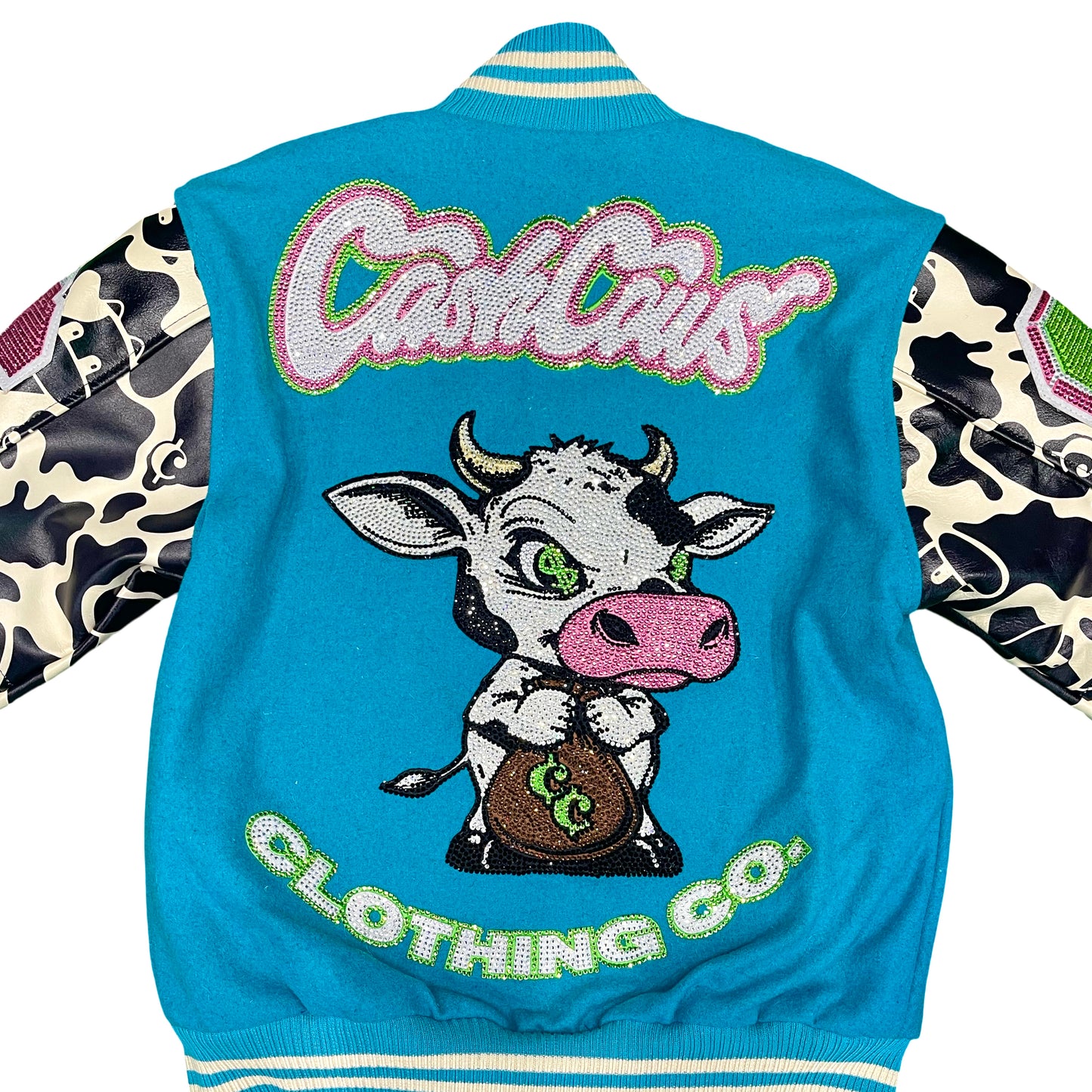 Cash Cow Clothes Store 1yr Anniversary Varsity Jacket