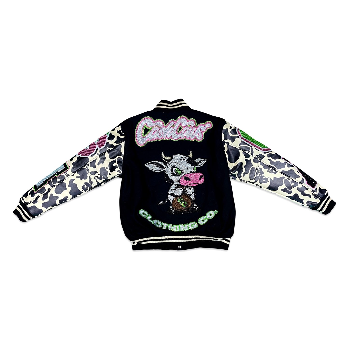 Cash Cow Clothes Store 1yr Anniversary Varsity Jacket