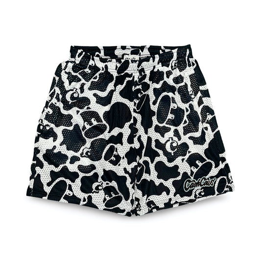 Mens CowMooFlage Basketball Shorts