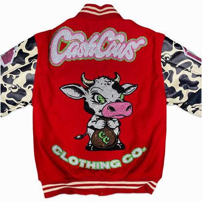 Cash Cow Clothes Store 1yr Anniversary Varsity Jacket