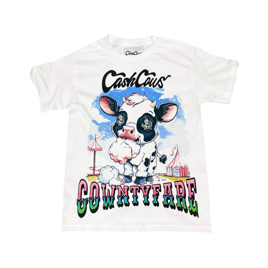 Cownty Fare Cotton Candy Cow T-shirt