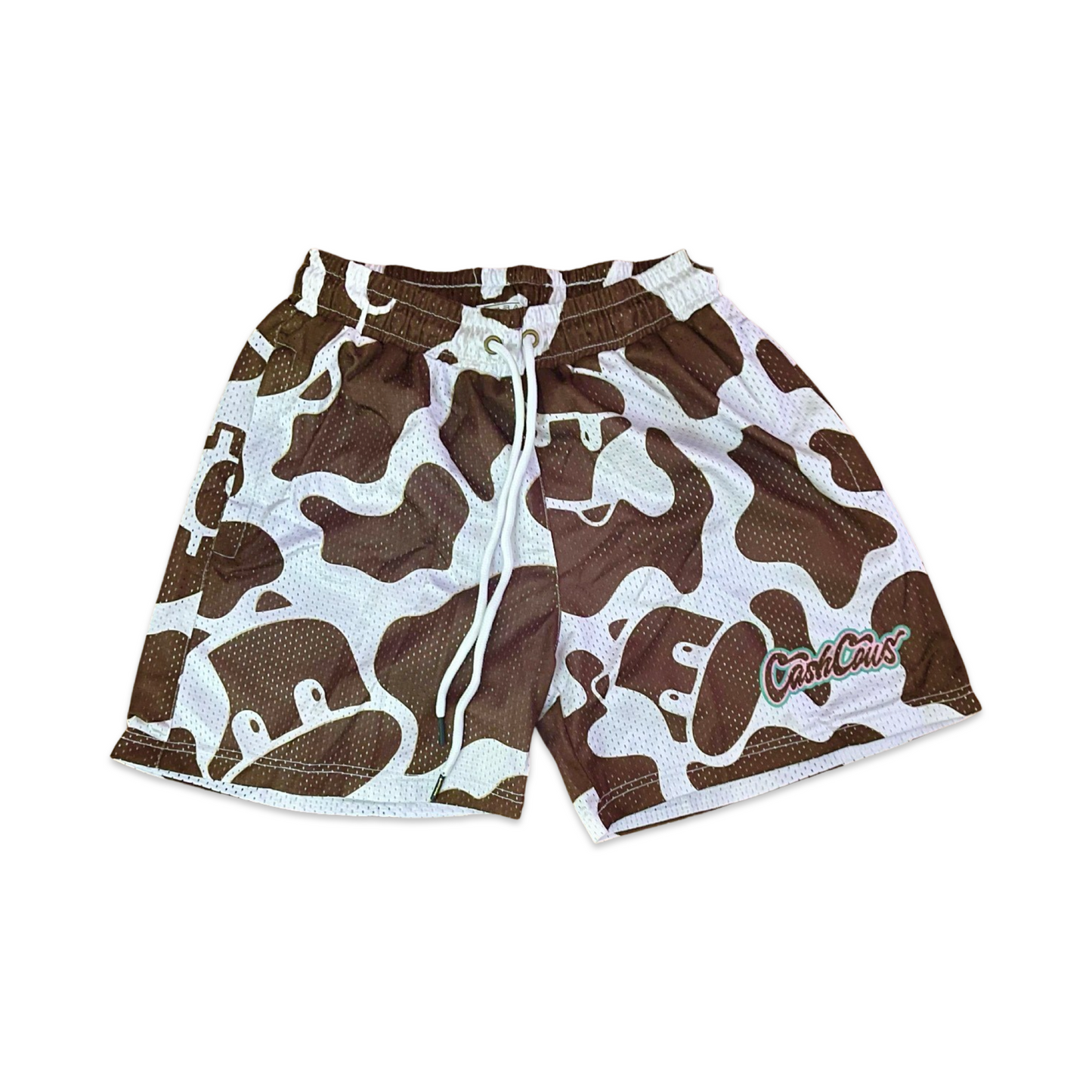 Mens CowMooFlage Basketball Shorts