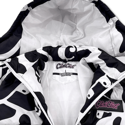 CowMooFlage Hooded Puffer Jacket